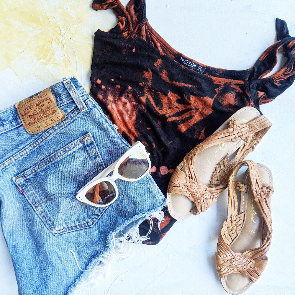 Nasty Gal Bleached bodysuit